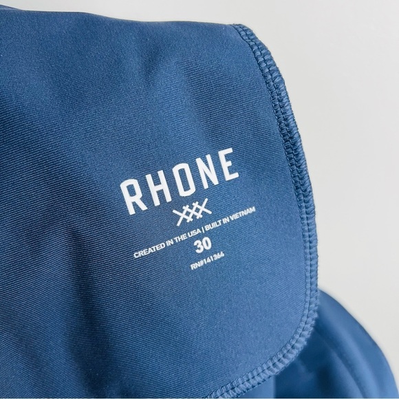 RHÔNE Navy Classic Commuter Stretch Chino Pants 30W - Picture 5 of 8